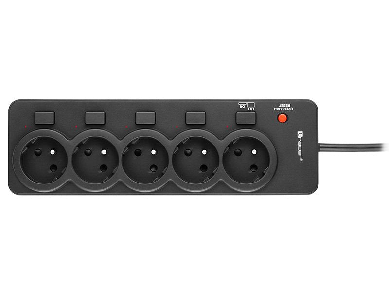 EAN 5907512868553 - Tracer PowerGuard PRO Negro 5 salidas AC 1,6 m imagen 1