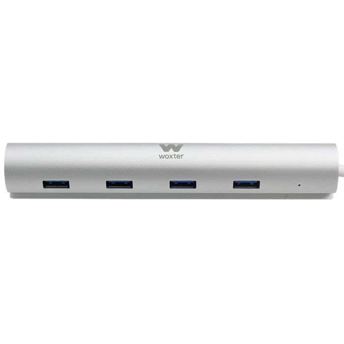 EAN 8435089026702 - Woxter Hub 73 USB 3.2 Gen 1 (3.1 Gen 1) Type-A 5000 Mbit/s Plata imagen 6