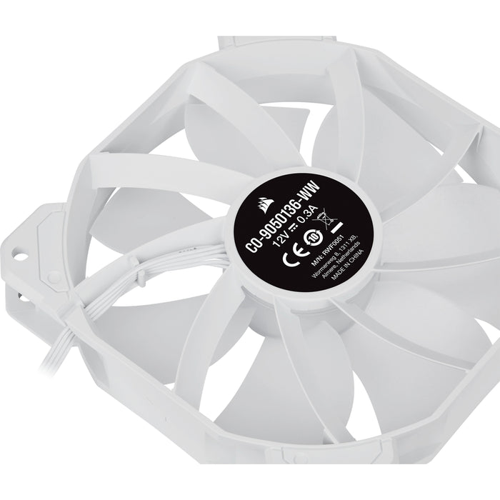 EAN 0840006637776 - Corsair SP120 RGB ELITE Carcasa del ordenador Ventilador 12 cm Blanco 3 pieza(s) imagen 12