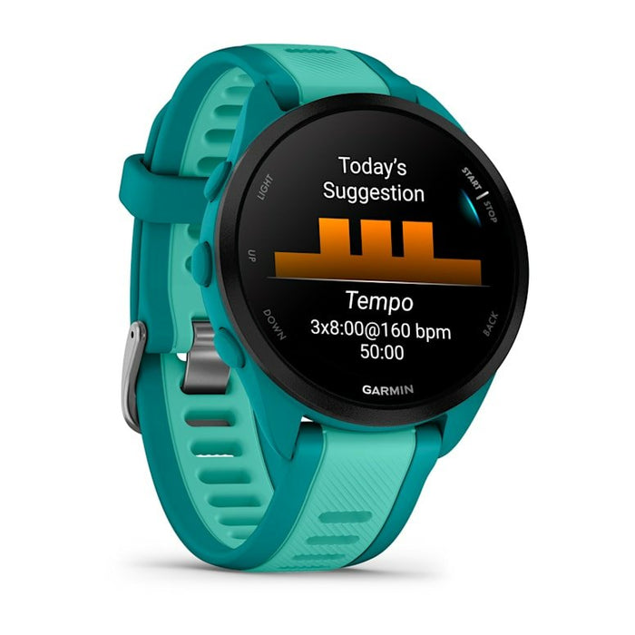 EAN 0753759326630 - Garmin Forerunner 165 Music 3,05 cm (1.2") AMOLED 43 mm Digital 390 x 390 Pixeles Pantalla táctil Turques imagen 3