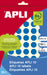 EAN 8410782027355 - APLI 2735 etiqueta autoadhesiva Alrededor Permanente Azul 616 pieza(s) imagen 1