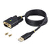 EAN 0065030898294 - StarTech.com 1P3FFCB-USB-SERIAL cable de serie Negro USB tipo A RS-232 imagen 9
