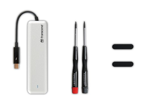 EAN 0760557841869 - Transcend JetDrive 855 Tecnología Thunderbolt (Rayo) 960 GB Plata imagen 3