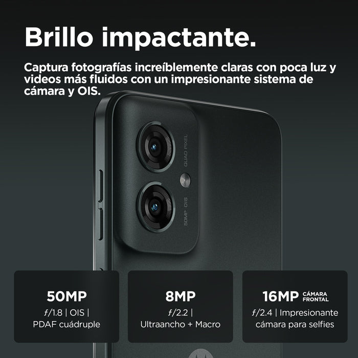 EAN 8033779077302 - Motorola moto g55 5G 16,5 cm (6.49") SIM doble Android 14 USB Tipo C 8 GB 256 GB 5000 mAh Gris imagen 6