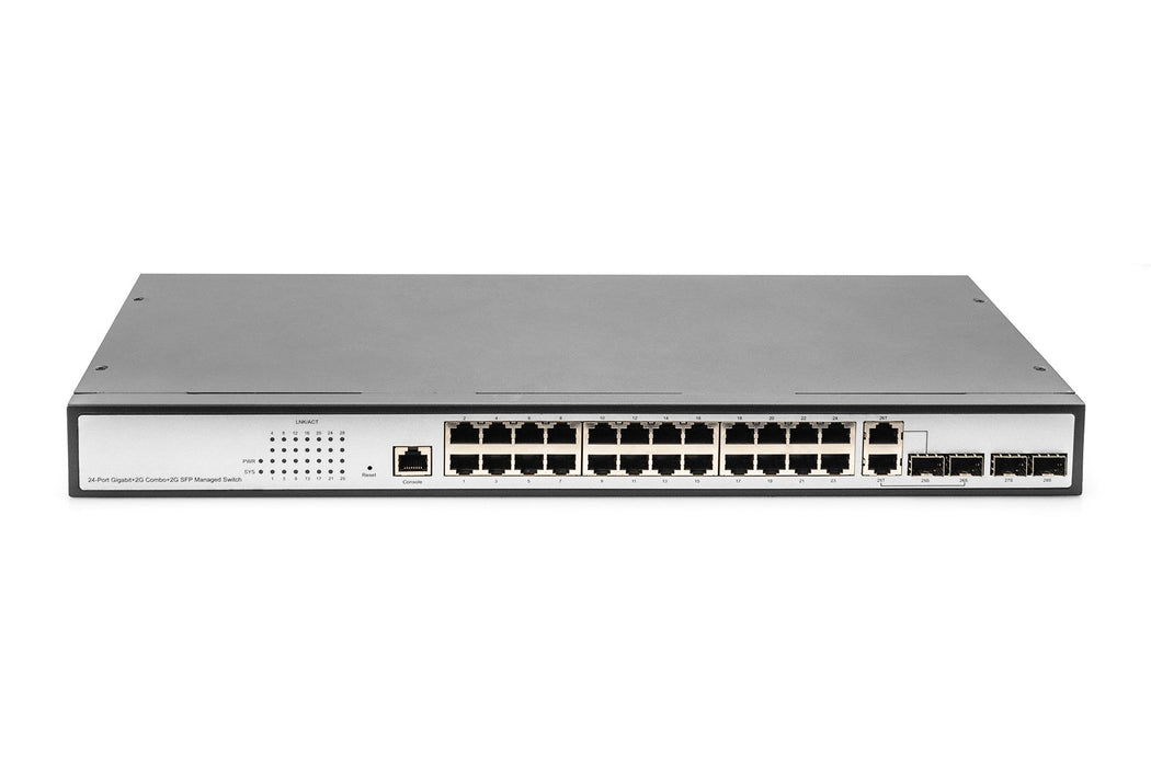 EAN 4016032467687 - Digitus DN-80221-3 switch Gestionado L2 Gigabit Ethernet (10/100/1000) Negro, Gris imagen 4
