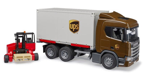 EAN 4001702035822 - BRUDER SCANIA Super 560R UPS Logistics Truck imagen 2