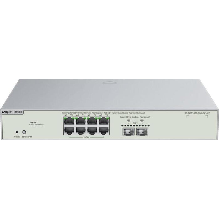 10-Port Muti-Gigabit Layer 3 Managed Switch, 8x Poe++, 2x Sfp+, 370w