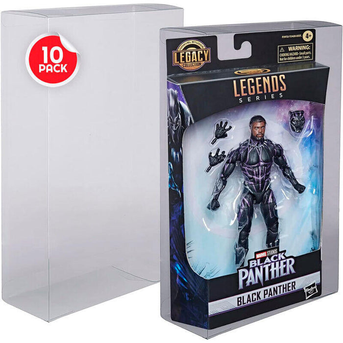 10 X Protector Pet 0.35 Mm Figuras En Caja Hasbro Marvel Legends