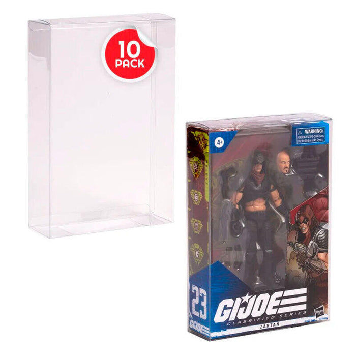 10 X Protector Pet 0.40 Mm Figuras En Caja Hasbro G.I. Joe Classified Series