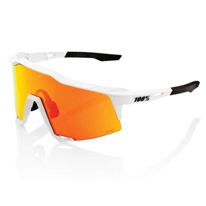 100% Speedcraft - Hiper Mirror Lens Soft Tact White Hiper Red