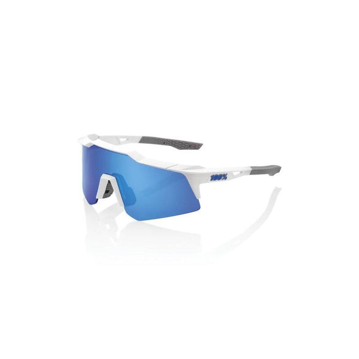 100% Speedcraft Xs - Mirror Lens Matte White