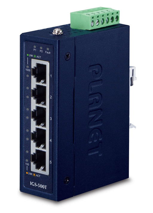 EAN 4711605283229 - PLANET IGS-500T switch No administrado Gigabit Ethernet (10/100/1000) Azul imagen 1