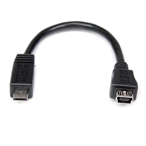 EAN 0065030847759 - StarTech.com UUSBMUSBMF6 cable USB 0,15 m Mini-USB B Micro-USB A Negro imagen 1