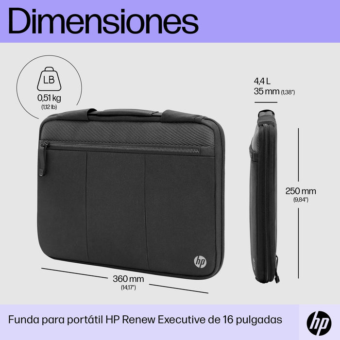 EAN 0196548662418 - HP Renew Executive 14.1 Laptop Sleeve 35,8 cm (14.1") Negro imagen 3