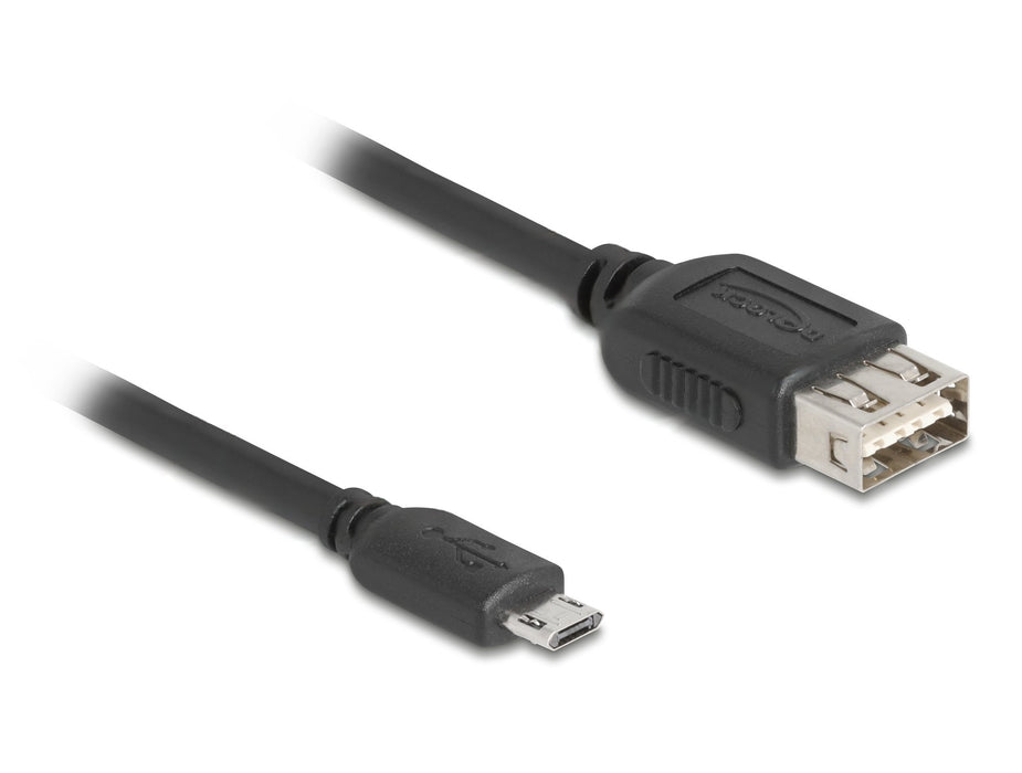 EAN 4043619815180 - DeLOCK 81518 cable USB USB 2.0 1 m Micro-USB B USB A Negro imagen 1