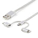 EAN 0065030868365 - StarTech.com LTCUB1MGR cable USB USB 2.0 Micro-USB B Plata imagen 1