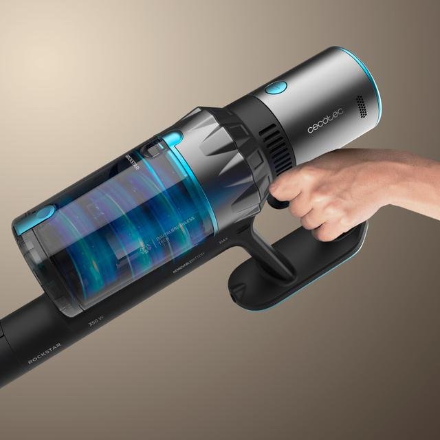 EAN 8435782188530 - Cecotec Rockstar 3500 Storm Pet Flex Conga Aspiradora escoba 2 en 1 Batería Secar Sin bolsa 500 W Negro,  imagen 11