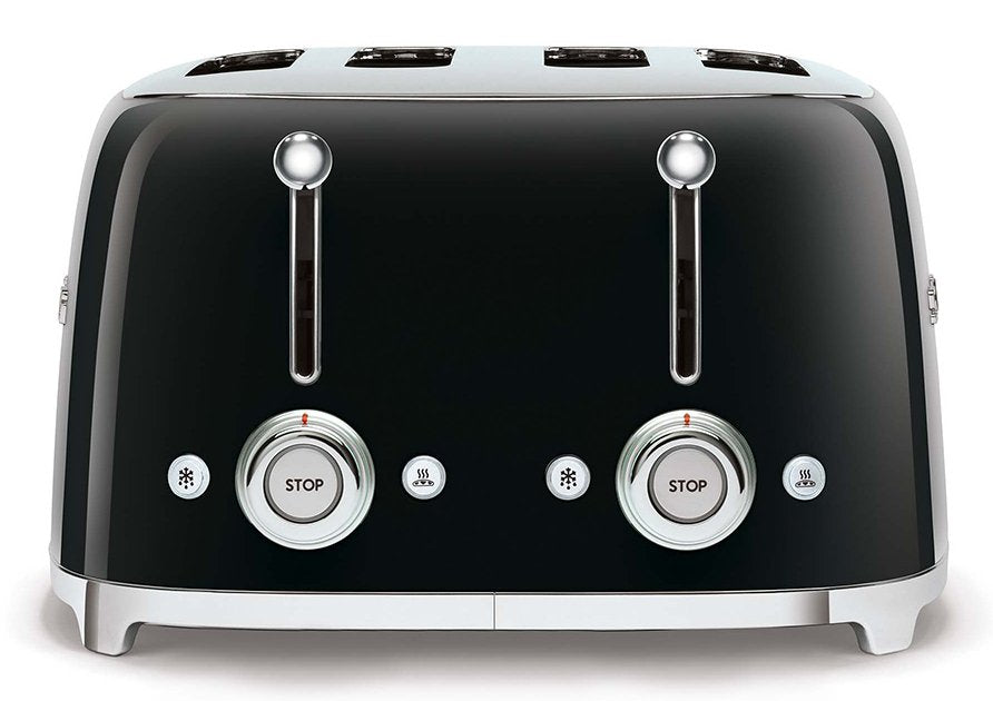 EAN 8017709263362 - Smeg TSF03BLEU tostadora 6 4 rebanada(s) 2000 W Negro imagen 3