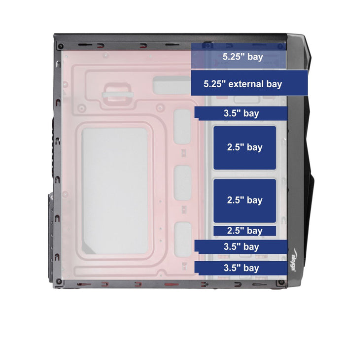 EAN 5901720132505 - Akyga ' ak995bk PC"ATX Nero Midi Tower Negro imagen 12