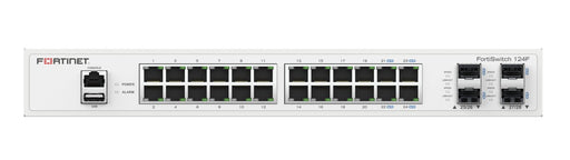 EAN 0195875000672 - Fortinet FS-124F switch Gestionado L2 Gigabit Ethernet (10/100/1000) 1U Blanco imagen 1