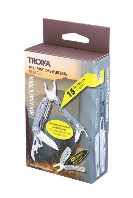 EAN 4024023202445 - TROIKA TOL46/GY alicate multiherramienta para bolsillo 15 herramientas Gris imagen 5