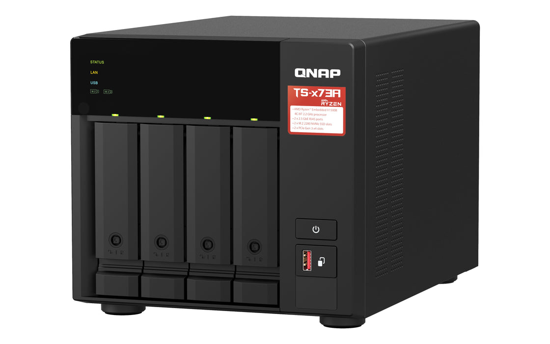 EAN 4711103084618 - QNAP TS-473A + QSW-1105-5T Bundle Pack NAS Torre Ryzen Embedded V1500B 8 GB DDR4 0 TB QNAP Turbo System N imagen 5