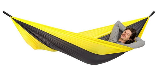 EAN 4030454006316 - AMAZONAS Adventure Hammock Hamaca colgante 1 personas(s) Nylon, Antidesgarros Negro, Amarillo imagen 4