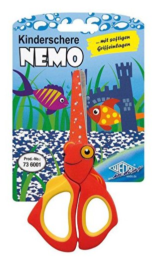 EAN 4003801800424 - Wedo 73 6001 tijera de escritorio y manualidades Universal Corte recto Rojo, Amarillo imagen 2