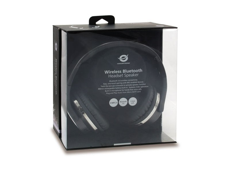 EAN 4015867199039 - Conceptronic CHSPBTNFCSPKB auricular y casco Auriculares Inalámbrico y alámbrico Diadema Llamadas/Música  imagen 5