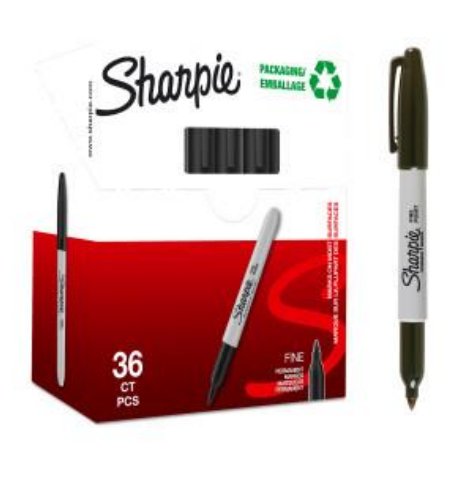 EAN 3026980250409 - Sharpie 2025040 marcador 36 pieza(s) Negro imagen 1