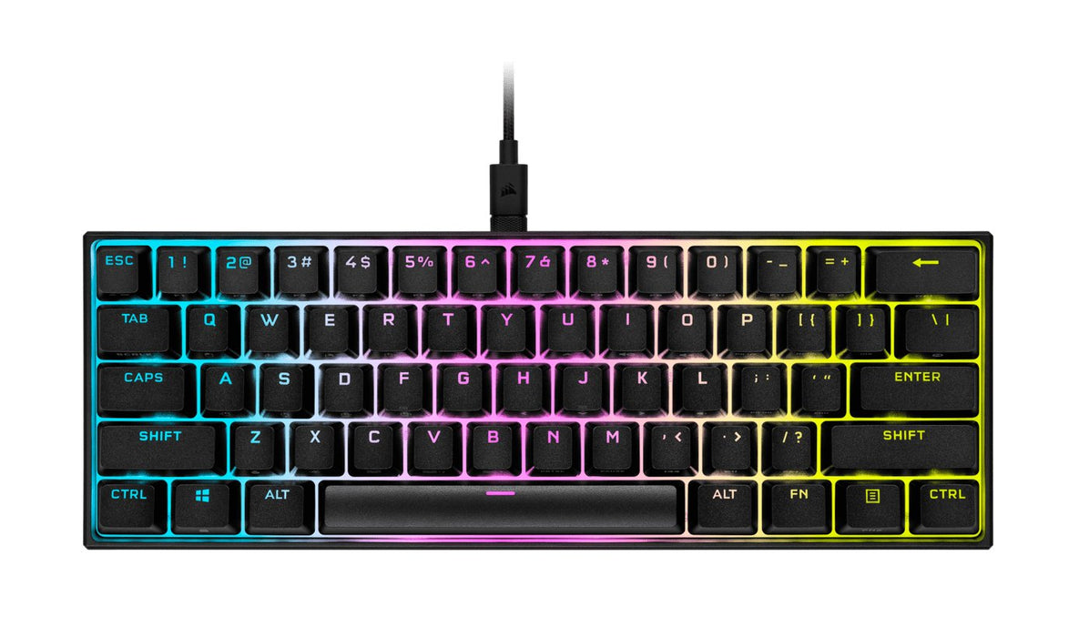 EAN 840006635758 - Corsair K65 RGB MINI 60% teclado Juego USB Alemán Negro imagen 1