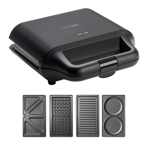 EAN 8595631022832 - Concept SV3055 sandwichera 700 W Negro imagen 1