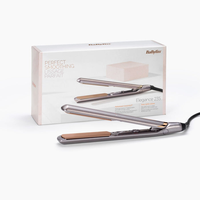 EAN 3030050173291 - BaByliss Elegance 235 Plancha de pelo Caliente Gris 3 m imagen 3