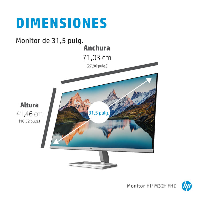 EAN 5715063327494 - HP M32f FHD Monitor pantalla para PC 80 cm (31.5") 1920 x 1080 Pixeles Full HD LED imagen 12