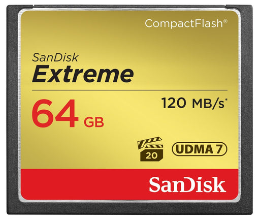 EAN 0619659103828 - SanDisk 64GB Extreme CF 120MB/s CompactFlash imagen 1