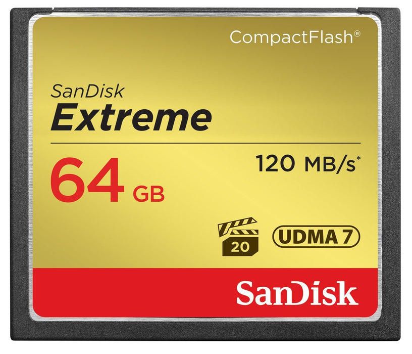 EAN 0619659103828 - SanDisk 64GB Extreme CF 120MB/s CompactFlash imagen 1