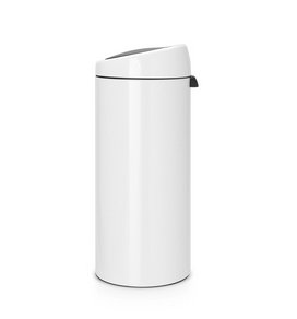 EAN 8710755115141 - Brabantia Touch Bin, 30L Alrededor Plástico, Acero inoxidable Blanco imagen 2