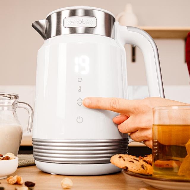 EAN 8435484017497 - Cecotec ThermoSense 600 Touch tetera eléctrica 1,7 L 2200 W Blanco imagen 4