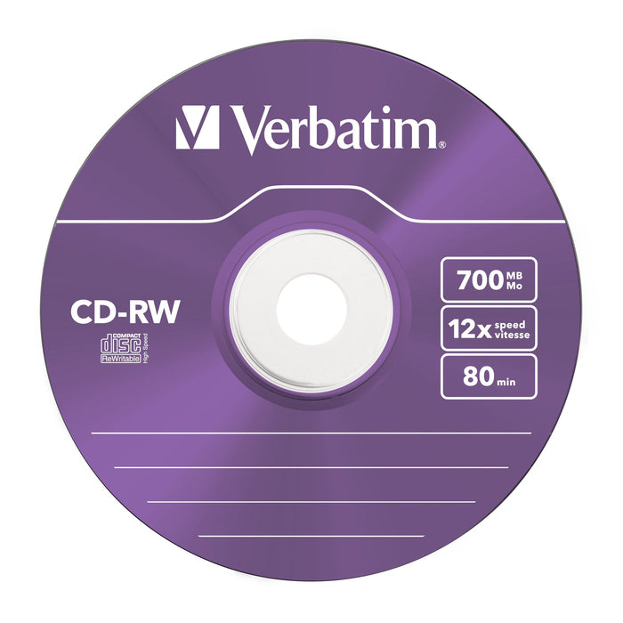 EAN 0023942431671 - Verbatim CD-RW Colour 12x 700 MB 5 pieza(s) imagen 3