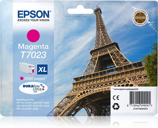 EAN 8715946487151 - Epson Eiffel Tower T7023 cartucho de tinta 1 pieza(s) Original imagen 1