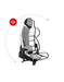 EAN 5903796013313 - Huzaro Force 7.9 Silla para videojuegos de PC Asiento (de seguridad) de butaca Gris imagen 3