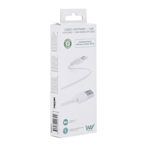 EAN 3303170090794 - T'nB WCBL01 cable de conector Lightning 1 m Blanco imagen 3