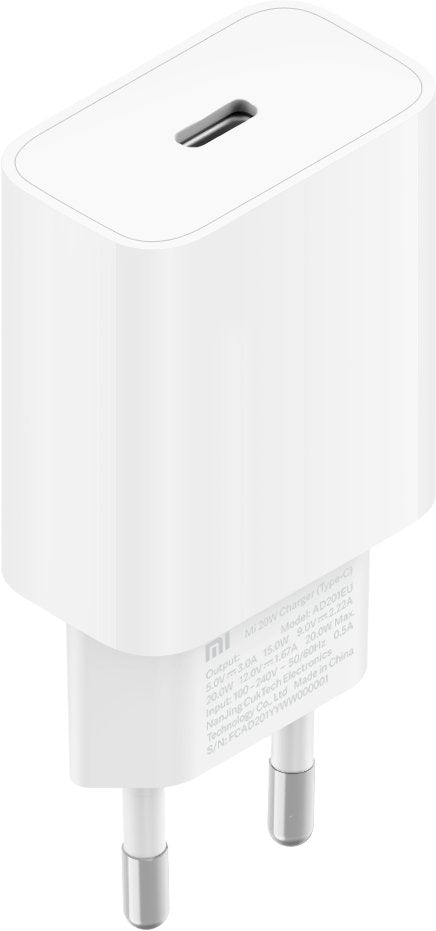EAN 6934177733673 - Xiaomi Mi 20W Consola de juegos portátil, Smartphone, Tableta Blanco Corriente alterna Carga rápida Inter imagen 1