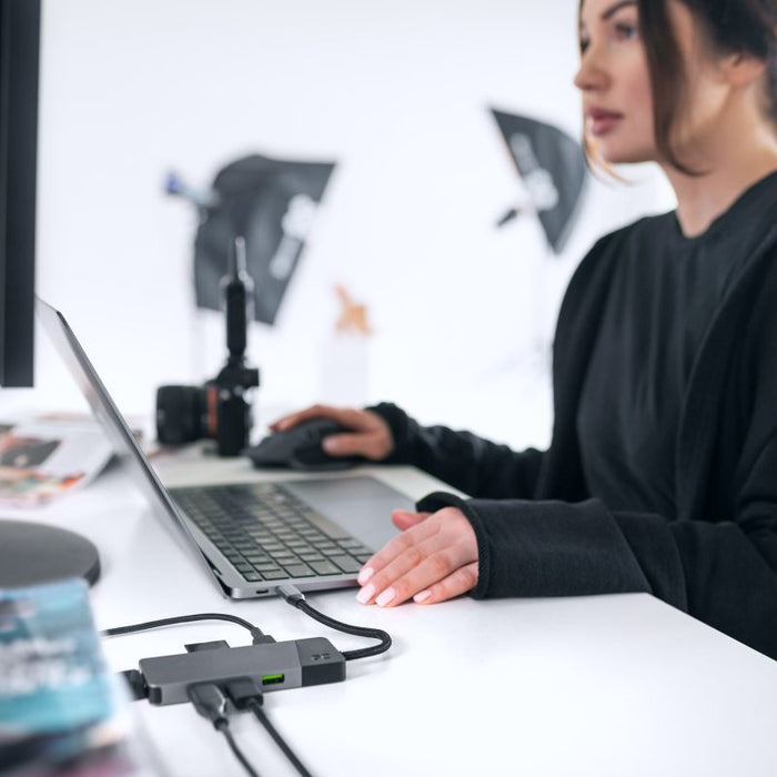 EAN 5904326372801 - Green Cell HUBGC01 hub de interfaz USB Tipo C 5000 Mbit/s Plata imagen 8