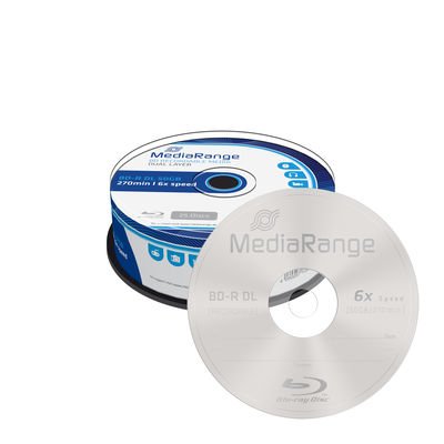 EAN 4260057128980 - MediaRange MR508 disco blu-ray lectura/escritura (BD) BD-R DL 50 GB 25 pieza(s) imagen 2