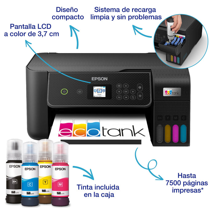EAN 8715946720579 - Epson EcoTank ET-2870 Inyección de tinta A4 5760 x 1440 DPI 33 ppm Wifi imagen 4