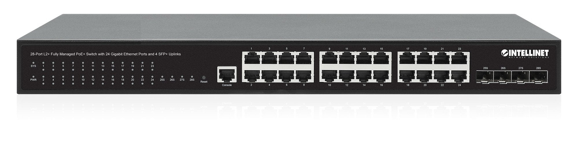 EAN 0766623561846 - Intellinet 561846 switch Gestionado L2+ Gigabit Ethernet (10/100/1000) Energía sobre Ethernet (PoE) 1U Ne imagen 5
