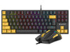 EAN 5907512873281 - Tracer HORNET 87 teclado Ratón incluido Juego USB QWERTY Inglés Negro, Amarillo imagen 2