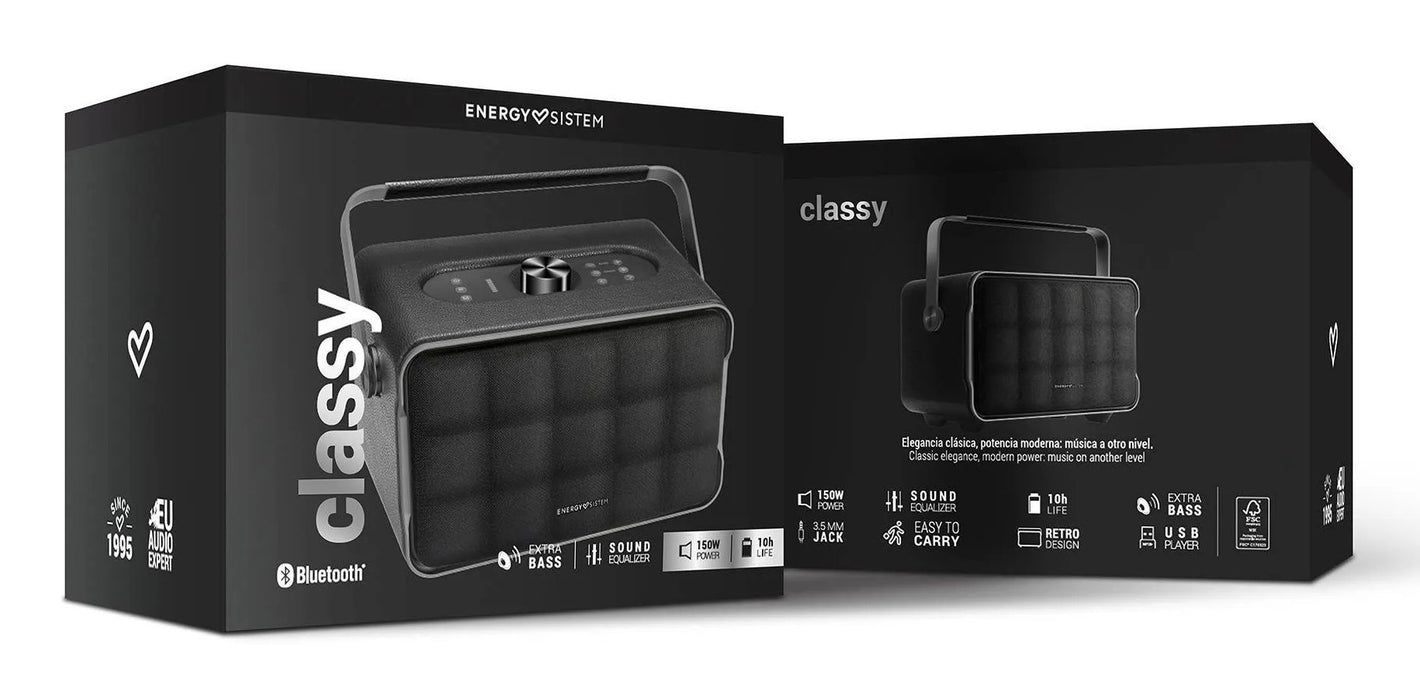 EAN 8432426458912 - Energy Sistem Classy Altavoz portátil estéreo Negro 150 W imagen 8