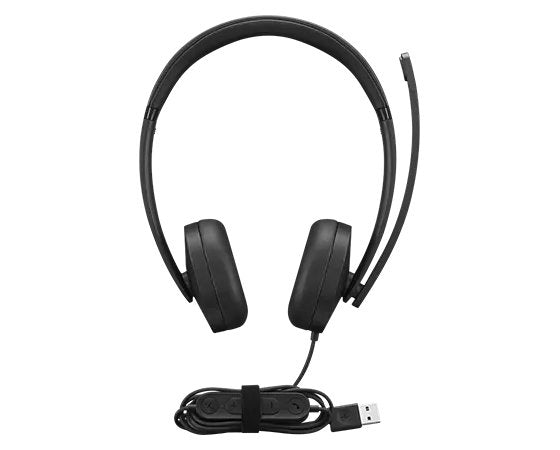 EAN 0195892101550 - Lenovo 4XD1P83425 auricular y casco Auriculares Alámbrico Diadema Llamadas/Música USB tipo A Negro imagen 1
